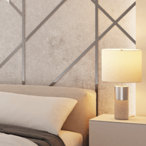 Profilé plat argenté poli décoratif aperçu
